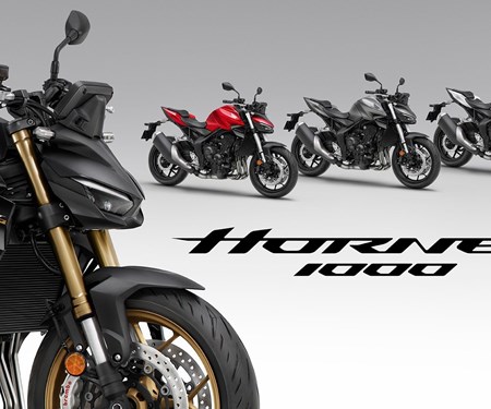 Das neue Honda Naked Bike Flaggschiff-Modell CB1000 Hornet sorgt gemeinsam mit der SP Version für maximalen Fahrspaß