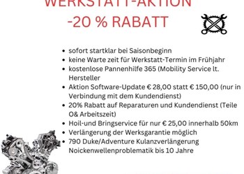 Zweirad Wimmer GmbH, KTM & Husqvarna Vertragshändler-News: Werkstatt Aktion bei...