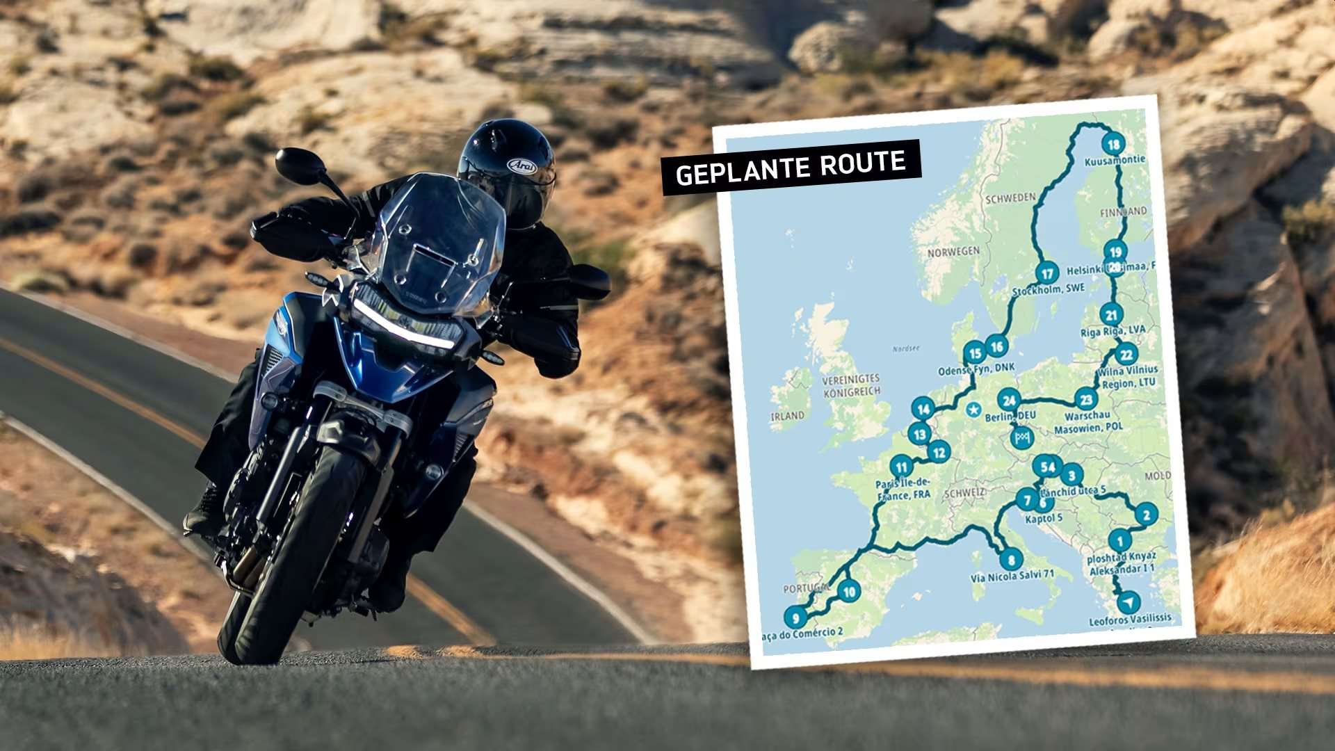 Ein echter „Iron Butt“ geht mit Triumph Tiger 1200 GT Explorer auf Europatour