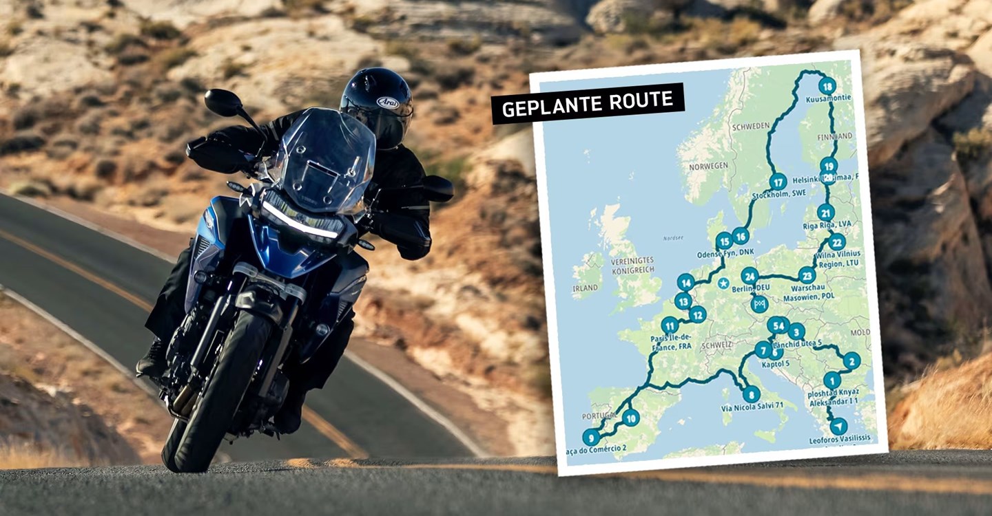 Ein echter „Iron Butt“ geht mit Triumph Tiger 1200 GT Explorer auf Europatour