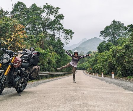 Durch das unbekannte Vietnam auf einer Speed 400