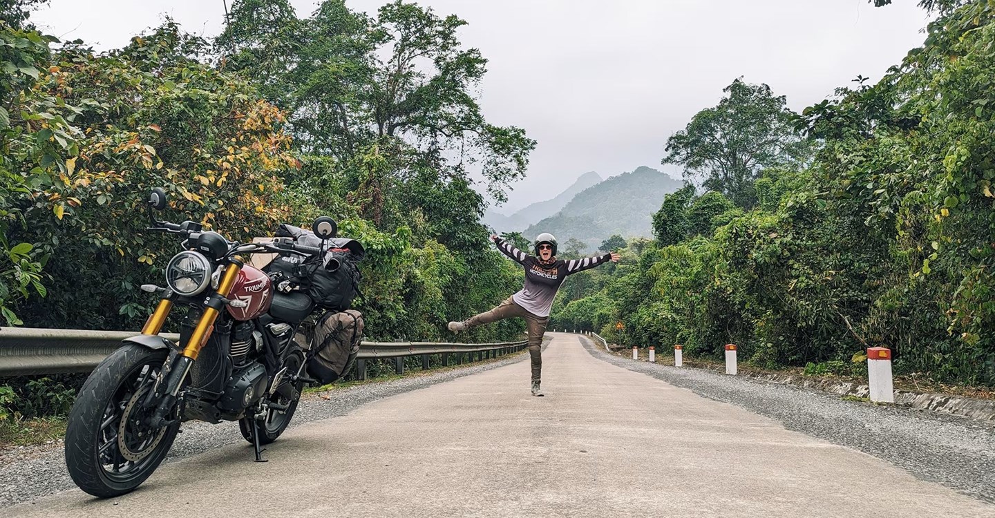 Durch das unbekannte Vietnam auf einer Speed 400