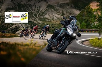 Die Versys 1100 wird offizielles Begleitfahrzeug der Tour de France