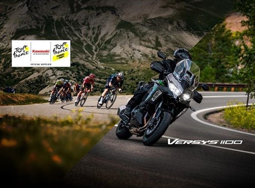 Kawasaki-NEWS Die Versys 1100 wird offizielles Begleitfahrzeug der Tour de France