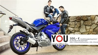 YZF-R125 ABS und MT-125 ABS mit 500 € Preisvorteil