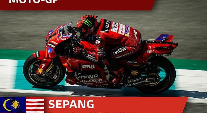 Doppeltes Podium in Sepang. Bagnaia holt seinen 10. Saisonsieg, Enea Bastianini P3, auch im Sprint P3