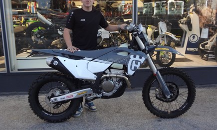 Übergabe einer Husqvarna FE 350 Pro!