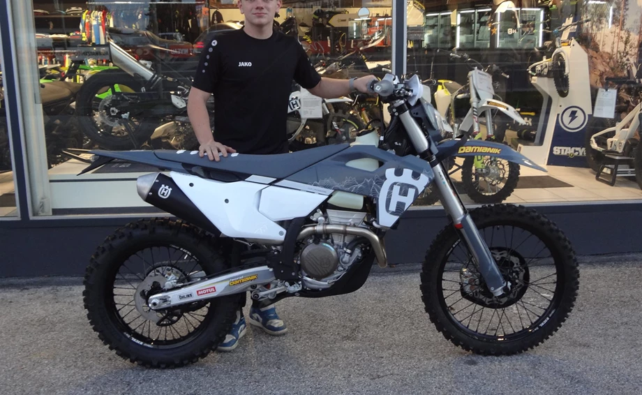 Übergabe einer Husqvarna FE 350 Pro! Bild 1: Übergabe einer Husqvarna FE 350 Pro!