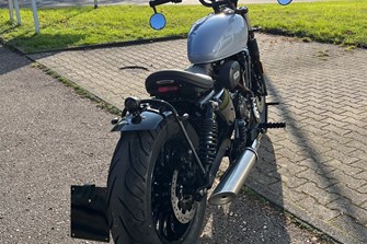 Einzelstück 125er Hanway Bobber BC 125 15 PS & ABS 125ccm Cruiser NEU mit retrograuem Tank