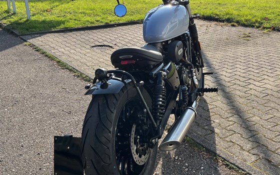 Einzelstück 125er Hanway Bobber BC 125 15 PS & ABS 125ccm Cruiser NEU mit retrograuem Tank - Bild 1