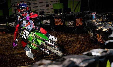 SX Stuttgart: Erstes Supercross, erster Kawasaki-Triumph