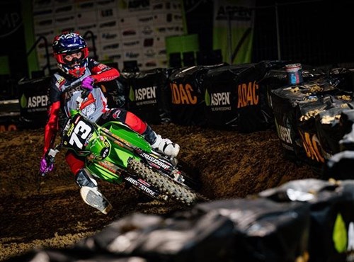 Kawasaki-NEWS SX Stuttgart: Erstes Supercross, erster Kawasaki-Triumph