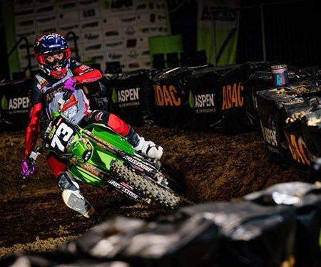 SX Stuttgart: Erstes Supercross, erster Kawasaki-Triumph