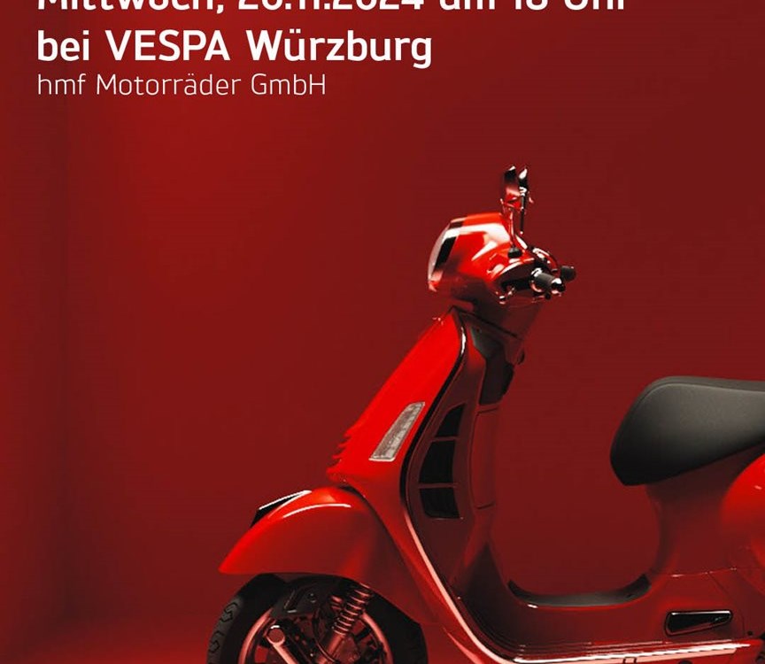 Präsentation 2025er Vespa GTS am 20.11.2024