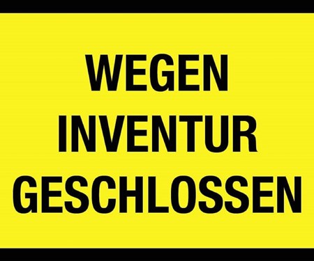 Wir machen Inventur!