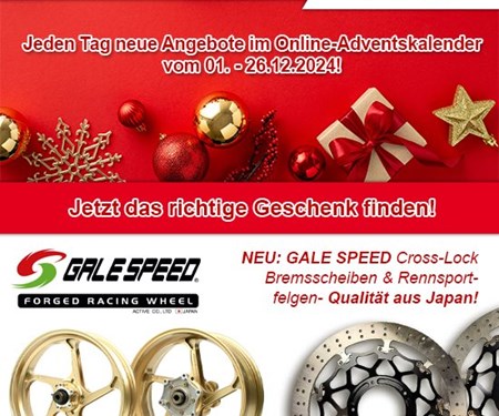 Exklusive Adventskalenderaktion für Motorradfahrer