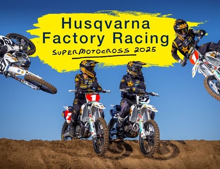 Rockstar Energy Husqvarna Factory Racing gains strength ahead of SMX 2025