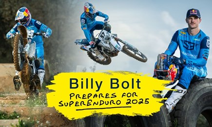 Billy Bolt set for 2025 SuperEnduro assault
