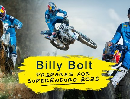 Billy Bolt set for 2025 SuperEnduro assault