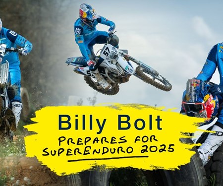 Billy Bolt set for 2025 SuperEnduro assault