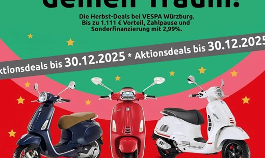 Verlängert: 1.111 Vespa-Deals bei hmf