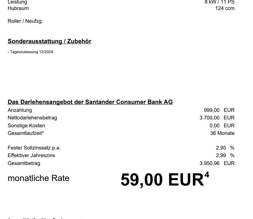 1.111 € - Die Vespa Herbst-Deals bei hmf