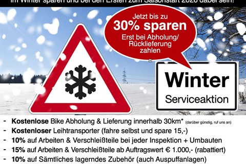 Motorradzentrum FFB GmbH-News: WINTER Serviceaktion 2025_26