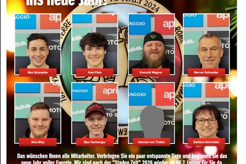 Motorradzentrum FFB GmbH-News: Betriebsruhe Weihnachten