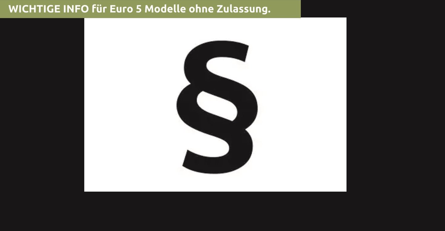 Wichtige Info zur Euro5 / Euro5+ Umstellung