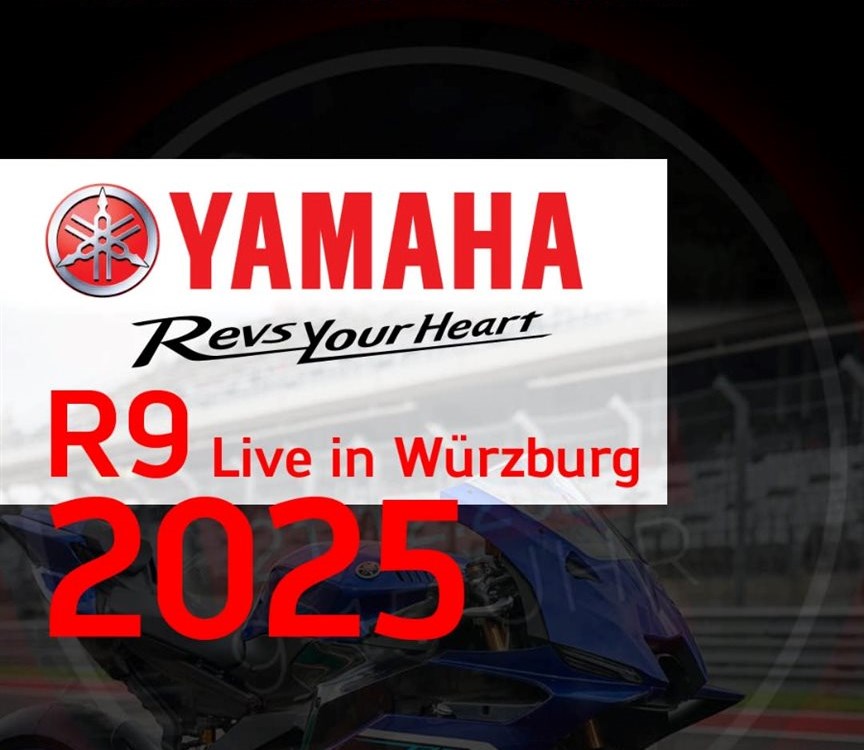 Yamaha R9, diesen Samstag LIVE in Würzburg 