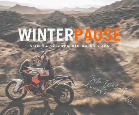 WINTERPAUSE von 23.12.2024 bis 06.01.2025