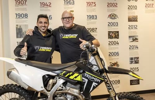 TRIUMPH DA EL SALTO AL CAMPEONATO DE ESPAÑA DE MOTOCROSS