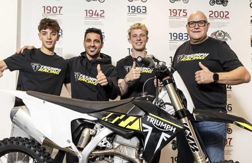 Samuel Nilsson y Carlos Prat correrán con Triumph el Campeonato de España de Motocross