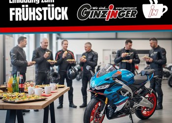 Biker Frühstück bei Ginzinger
