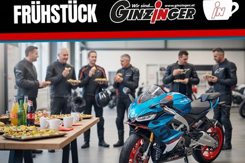 Ginzinger GmbH Zentrale Ried-News: Biker Frühstück bei Ginzinger