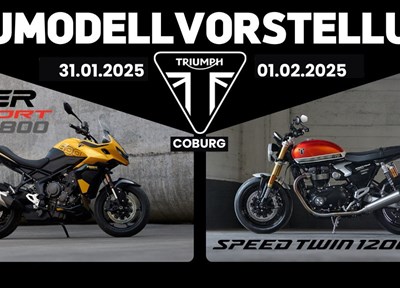 NEWS Triumph Präsentation SPEED TWIN 1200 RS & TIGER SPORT 800