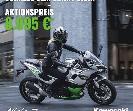Hybrid-Modelle von Kawasaki zum Aktionspreis