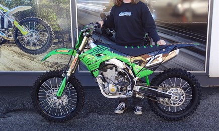 Die neue Kawasaki KX 250 ist Einsatzbereit!