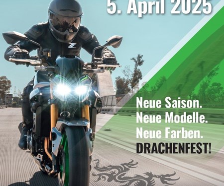 Startschuss in die neue Saison: Kawasaki Drachenfest