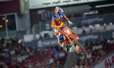 TOP-FIVE FINISHES FOR TOM VIALLE AND CHASE SEXTON IN TAMPA SUPERCROSS