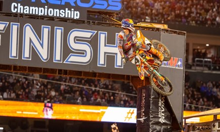 RED BULL KTM FACTORY RACING'S CHASE SEXTON SPRINTS TO ANAHEIM 1 SUPERCROSS VICTORY