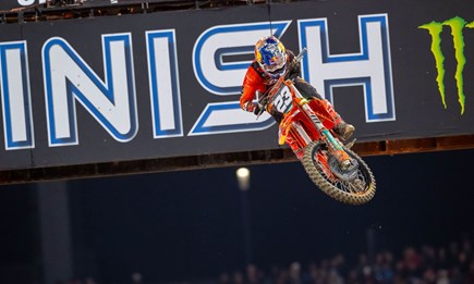 CAREER-FIRST 250SX WIN FOR RED BULL KTM FACTORY RACING'S JULIEN BEAUMER IN SAN DIEGO