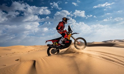 RED BULL KTM ONE-TWO ON DAKAR RALLY STAGE SEVEN