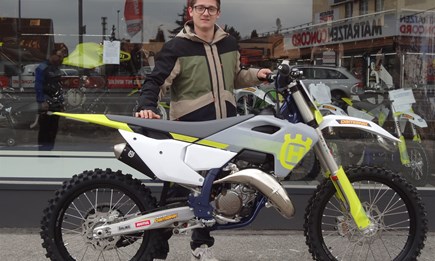 Marc und seine Husqvarna TC 125  sind für die MX Saison  bereit!