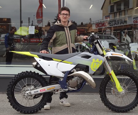 Marc und seine Husqvarna TC 125  sind für die MX Saison  bereit!