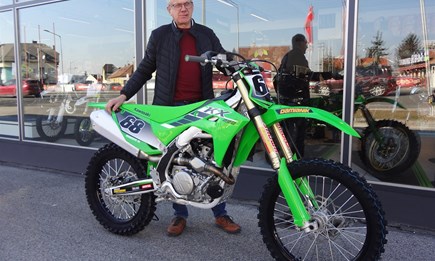 Roll out einer Kawasaki KX 250!