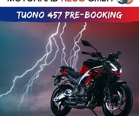 Aprilia Tuono 457 pre-booking! Aprilia Tuono 457 pre-booking!