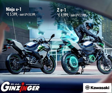 Kawasaki Elektromodelle in Aktion
