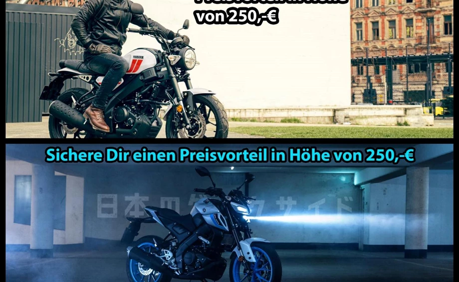 NEWS| MT-125 & XSR 125 Führerscheinzuschuss Bild 1: NEWS| MT-125 & XSR 125 Führerscheinzuschuss