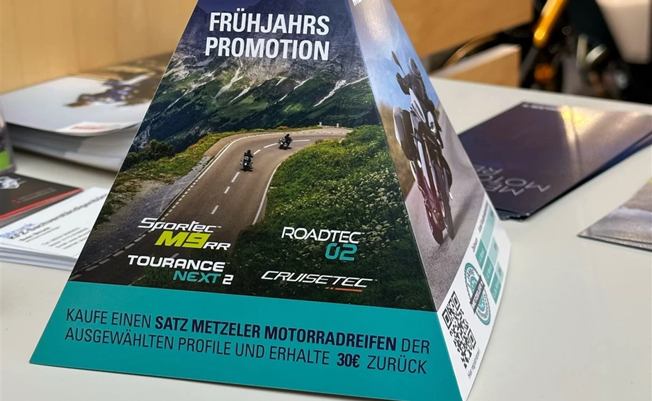 NEWS| Metzeler Frühjahrspromotion Bild 1: NEWS| Metzeler Frühjahrspromotion